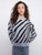 Charlie B Blue Zebra Sweater