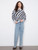 Charlie B Blue Zebra Sweater