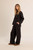Molly Bracken Dark Grey Leopard Knit Pants
