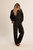 Molly Bracken Dark Grey Leopard Knit Pants