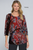 Et' Lois Hazy Red Zen Garden Soft Knit Top