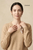 Lumusae Undyed Cashmere V-Neck Sweater