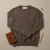 Lumusae Undyed Cashmere V-Neck Sweater
