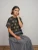 The Endery Cinder Cotton Contrast Bauhaus Sweater  