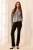 Tribal Black Flatten It Straight Pant