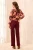 Tribal Cherry Stretch Straight Jean
