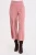 XCVI Dusty Rose Cotton Corduroy Pleated Crop Pant
