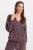 XCVI Latte Cotton Crepe Knit Zip Jacket