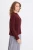XCVI Berry Jam Rib Detail Sweater
