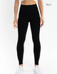 Elietian High-Waisted Plus Size Seamless Traditional Black Leggings main image 0