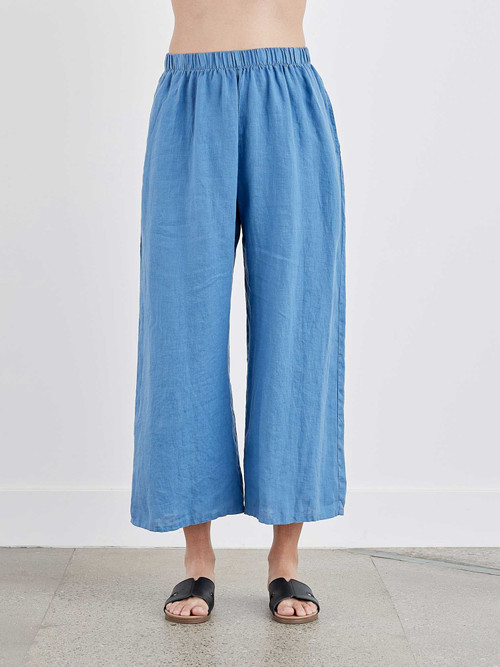 Cut Loose Organic Poplin Tapered Crop Pant - New Moon Boutique