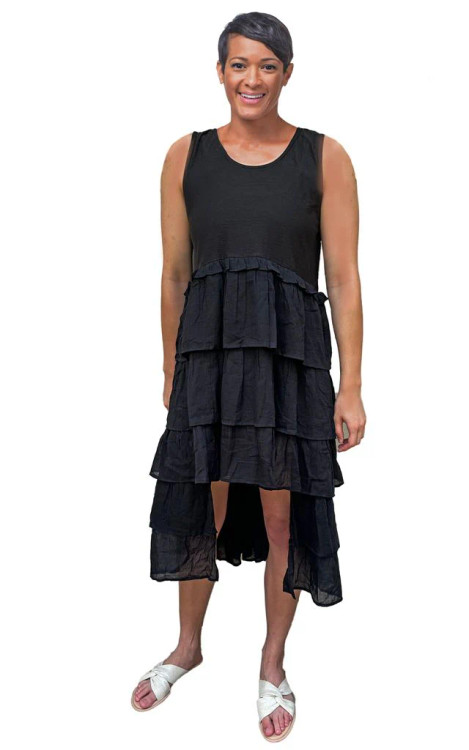 Tulip Black Cotton Rio Dress Tulip Black Cotton Rio Dress