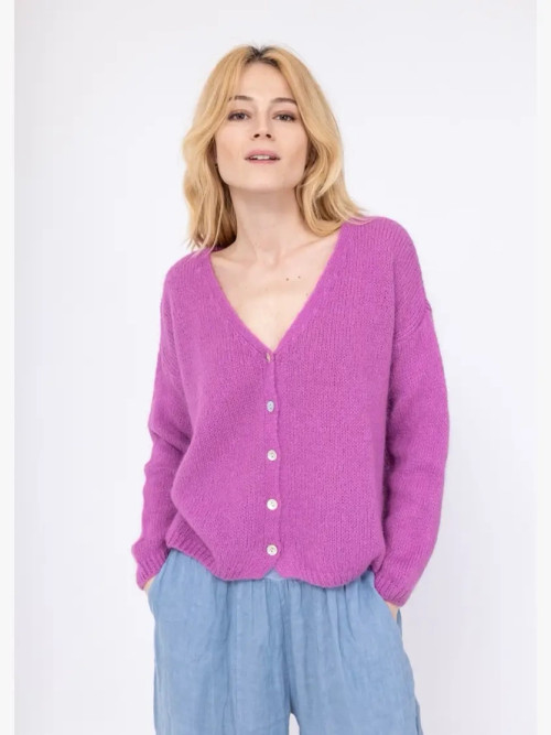 La Maison Mohair Cardigan - New Moon Boutique
