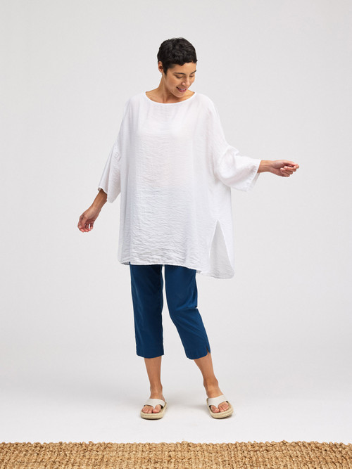 cut loose tunic dress Cut Loose Rayon Parachute Osize Slit Tunic