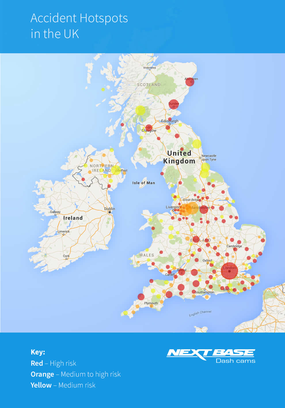 Accident hotspots in Great Britain