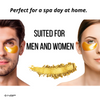 NGP 24K Gold Under Eye Patches Eye Mask Patches for Puffy Eyes Anti-Aging Skincare Hydrogel 20 PAIRS