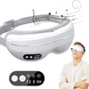 NGP Eye Massager with Heat, Vibration, Bluetooth Music Airbag Kneading Hot Compress Reduce Eye Strain Dark Circles Improve Sleep, Perfect Gift for Men/Women - White