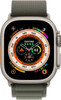 Apple Watch Ultra [GPS + Cellular 49mm] Smart Watch w/ Titanium Case Alpine Loop Large, Fitness Tracker, Precision GPS, Action Button, Extra-Long Battery Life, Dual Speakers - Green