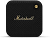 Marshall Willen Portable Bluetooth Speaker with Built-in Microphone, 15 Hours Wireless Playtime – Black & Brass