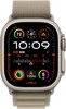 Apple Watch Ultra 2 [GPS + Cellular 49mm] Smart Watch w/ Titanium Case S, Fitness Tracker, Precision GPS, Action Button, Extra-Long Battery Life, Dual Speakers - Olive Alpine Loop