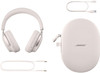 Bose QuietComfort Ultra Wireless Noise Cancelling Headphones with Spatial Audio, Over-the-Ear Headphones with up to 24 Hours Battery Life - White Smoke