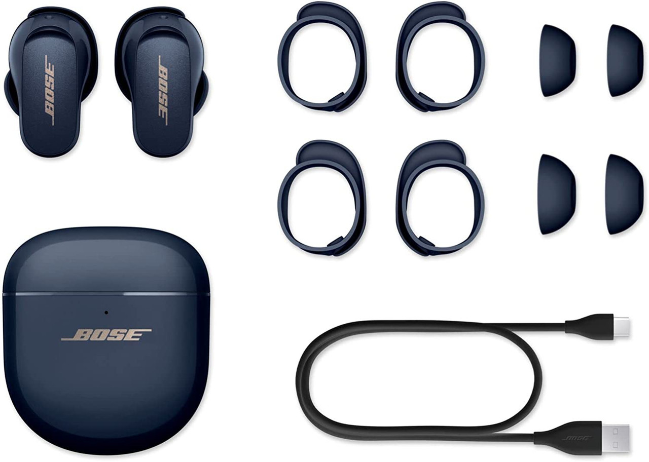 Bose QuietComfort Earbuds II, Wireless, Bluetooth, World's Best Noise  Cancelling In-Ear Headphones with Personalized Noise Cancellation & Sound