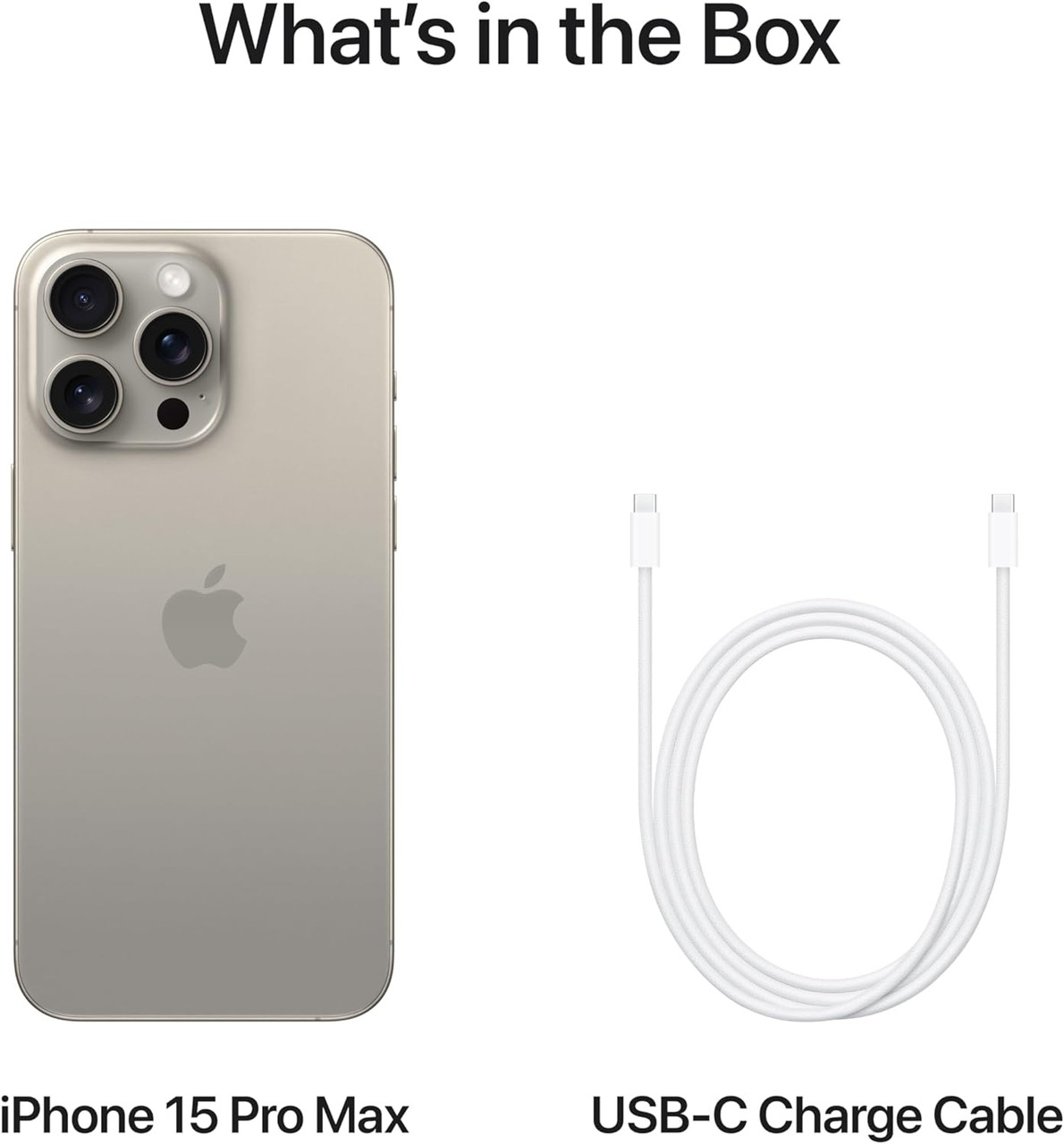 Apple iPhone 15 Pro Max - 1TB - Natural Titanium (Unlocked) 195949046070