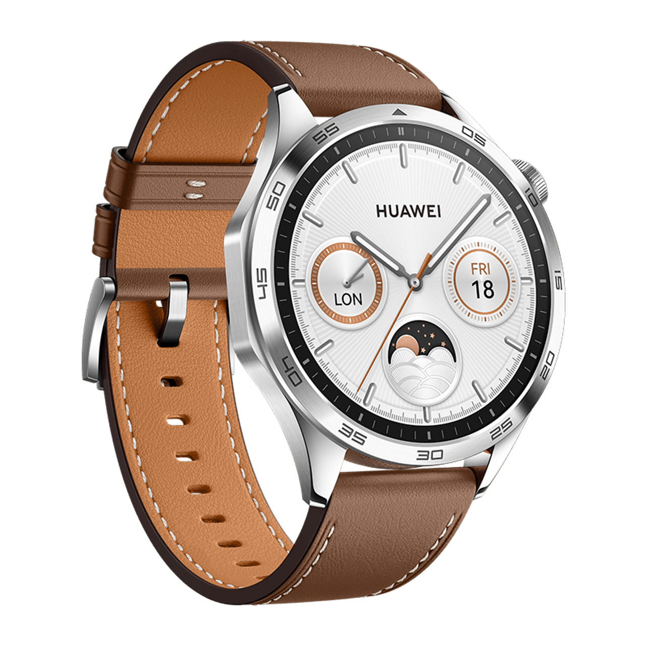  HUAWEI Watch GT 4 B19M 46mm Bluetooth Smartwatch 1.43 AMOLED  Screen Stainless Steel Strap - Grey : Cell Phones & Accessories