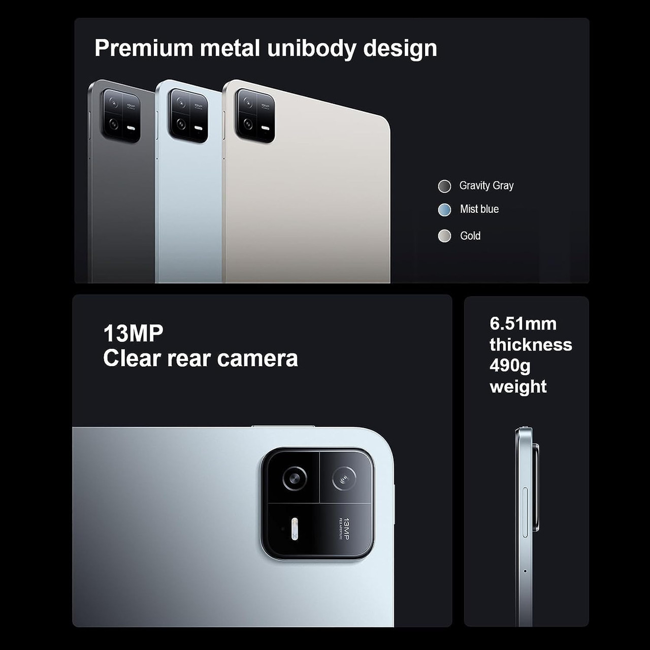 Tablet Xiaomi Redmi Pad 6 256gb 8gb Ram Color Gravity Gray