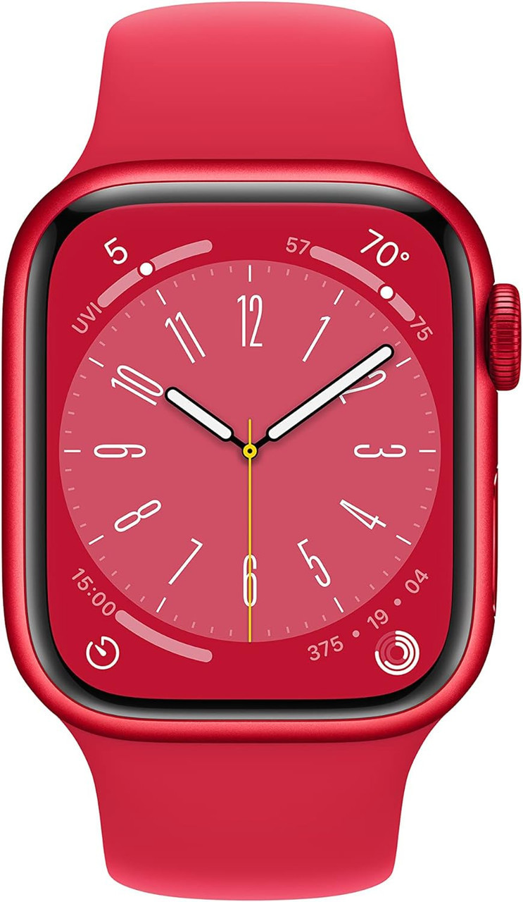 Apple Watch Series 8 [GPS 45mm] Smart Watch w/Midnight Aluminum Case with  Midnight Sport Band - M/L. Fitness Tracker, Blood Oxygen & ECG Apps