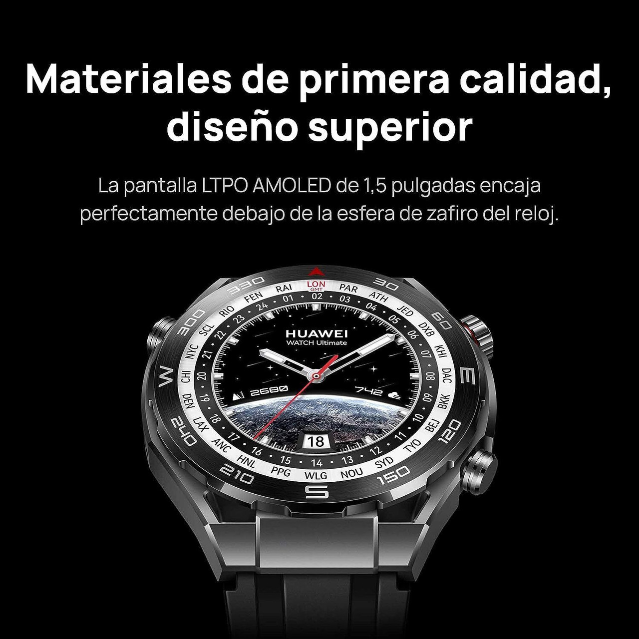 HONOR Watch 4 Pro with 1.5″ LTPO AMOLED screen, Stainless steel