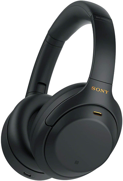 Sony WH-1000XM4 Wireless Noise-Canceling Over-Ear Headphones - Black