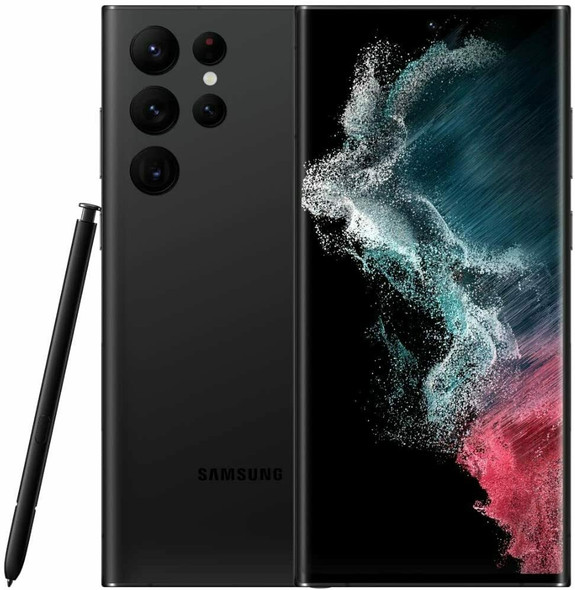 Samsung Galaxy S22 Ultra 5G 512GB 12GB RAM Factory Unlocked, 8K Camera & Video | No Warranty | International Version - Phantom Black