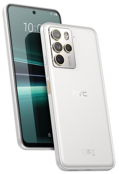 HTC U23 Pro 5G Dual 256GB 12GB RAM Factory Unlocked (GSM Only | No CDMA - not Compatible with Verizon/Sprint) Global – White