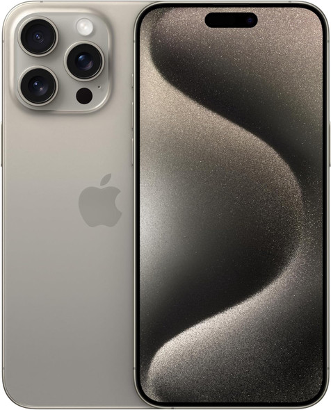 Apple iPhone 15 Pro Max 256GB 5G Physical DUAL SIM A3108 Unlocked (GSM Only | No CDMA) Global – Natural Titanium