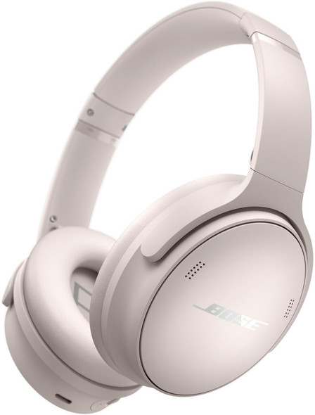 Bose QuietComfort Wireless Noise Cancelling Over-the-Ear Headphones with up to 24 Hours Battery Life- White Smoke