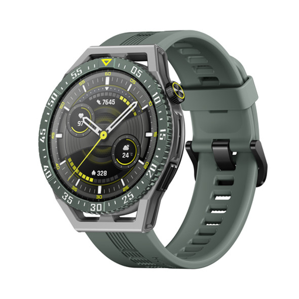 Huawei Watch GT 3 SE Smartwatch 1.43" AMOLED, Wilderness Green TPU Fiber Strap 14-Day Battery Life, Waterproof   –  Green