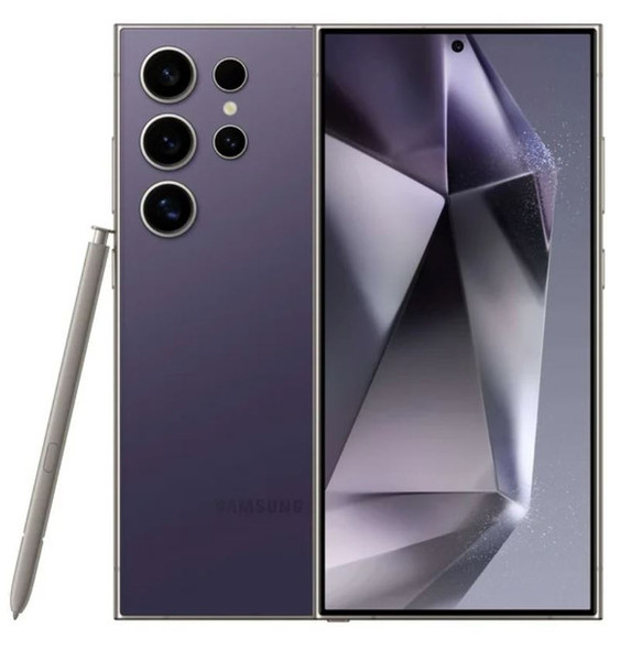 Samsung Galaxy S24 Ultra 5G SM-S9280 Physical Dual Sim 256GB 12GB RAM AI Smartphone Factory Unlocked Global Model - Titanium Violet