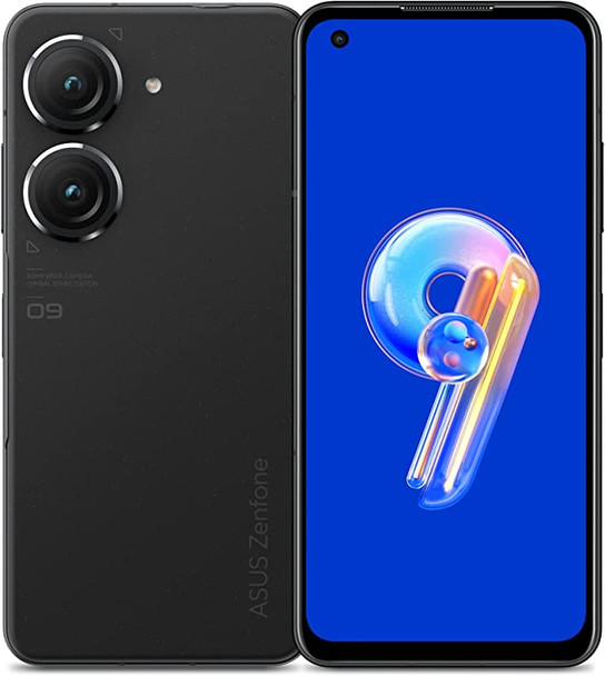 Asus Zenfone 9 5G 256GB 16GB RAM Factory Unlocked (GSM Only | No CDMA - not Compatible with Verizon/Sprint) - Black