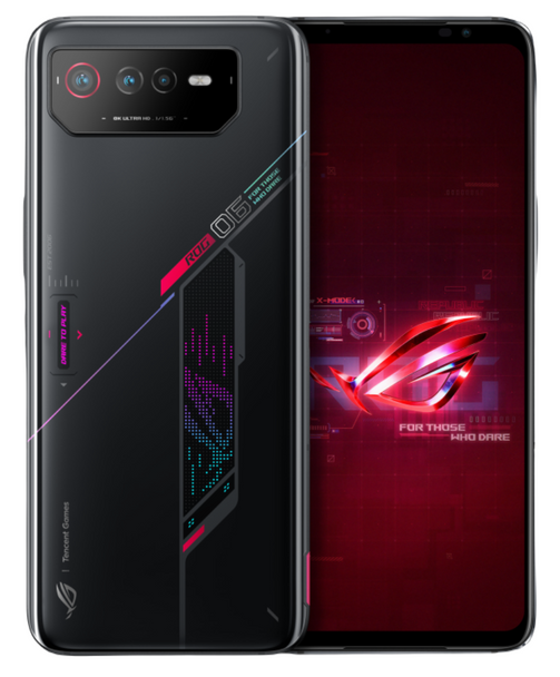 Asus Rog 6 5G Dual 256GB 12GB RAM Factory Unlocked (GSM Only | No CDMA - not Compatible with Verizon/Sprint) Tencent Version - Black