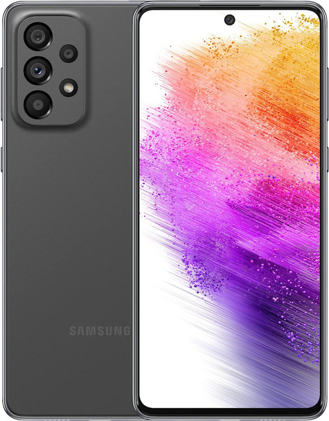 SAMSUNG Galaxy A73 5G Dual A736B 128GB ROM 8GB RAM Factory Unlocked (GSM Only | No CDMA - not Compatible with Verizon/Sprint) Mobile Cell Phone – Awesome Grey