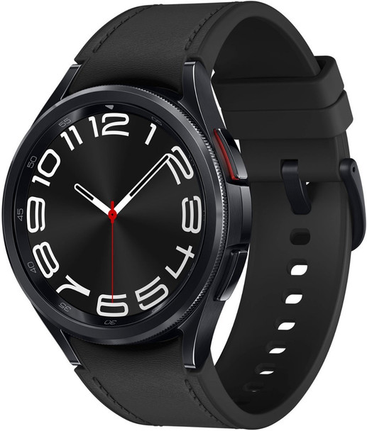 Samsung Galaxy Watch 6 Classic 43mm Stainless-Steel Smartwatch w/ Fitness Tracker, Heart Monitor, BIA Sensor, Bluetooth – Black