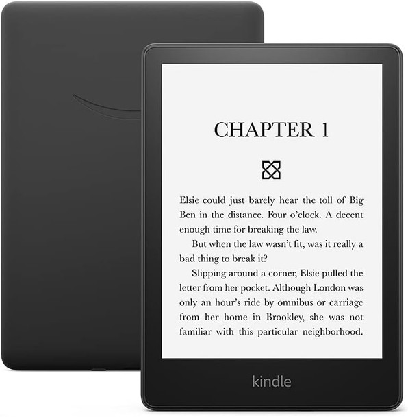 Amazon Kindle Paperwhite 8 GB, 6.8" Display and Adjustable Warm Light, up to 10 Weeks Battery Life – Black