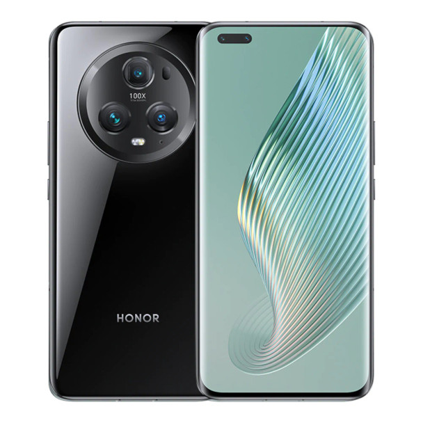 Honor Magic5 Pro 5G Dual 512GB ROM 12GB RAM Unlocked (GSM Only | No CDMA - not Compatible with Verizon/Sprint) Global Mobile Cell Phone - Black