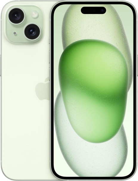 Apple iPhone 15  128GB 5G Physical DUAL SIM A3092 Unlocked (GSM Only | No CDMA) Global – Green