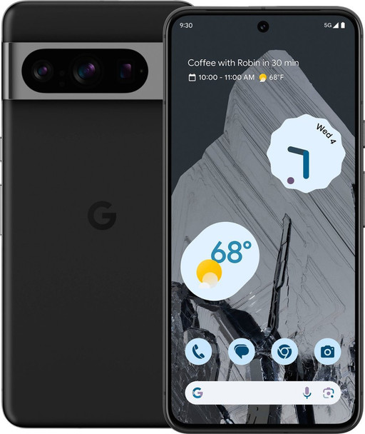 Google Pixel 8 Pro 5G Dual 512B 12GB RAM Universal Unlocked Smartphone with Advanced Pixel Camera, 24-Hour Battery – Obsidian