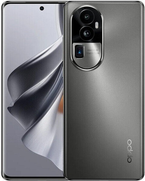 OPPO Reno 10 Pro Plus 5G Dual 256GB 12GB RAM Factory Unlocked (GSM Only | No CDMA - not Compatible with Verizon/Sprint) Global  Version – Silver Grey