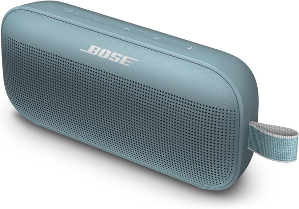 Bose SoundLink Flex Bluetooth Speaker, Portable Speaker with Microphone, Wireless Waterproof Speaker, 12 Hours of Playtime - Blue