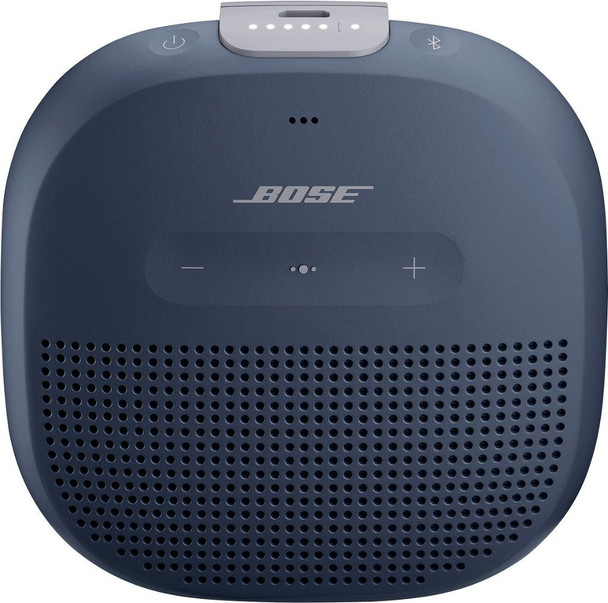 Bose SoundLink Micro Bluetooth Speaker, Small Portable Speaker with Microphone, Wireless Waterproof Speaker, 6 Hours of Playtime – Blue