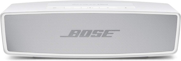 Bose SoundLink Mini II Bluetooth Speaker, Small Portable Speaker with Microphone, Wireless Speaker, 12 Hours of Playtime – White